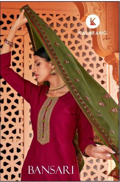 Bansari By Kalarang Designer Casual Wear Punjabi Style Salwar Suit Collection